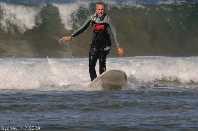Learning to surf near Sydney
