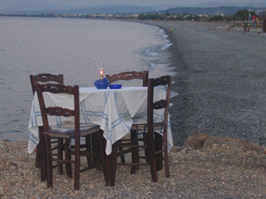 Evening in places like this...