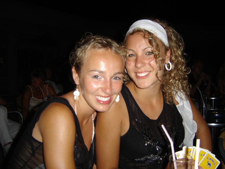 Joanna & Adrianna in Portugal, Summer 2004